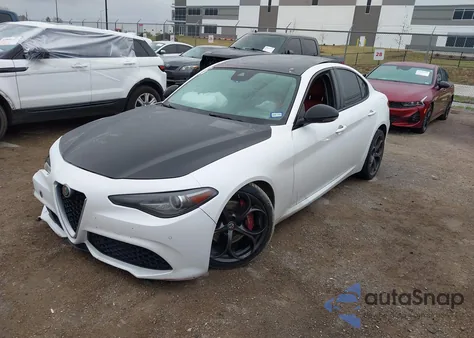 2019 Alfa Romeo Giulia Ti Sport Rwd from USA, damaged, VIN ZARFAMBN8K7607450